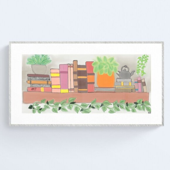 Book art  | Kids Art | Modern Wall Art Decor | Minimalist Digital Prints - Picture 1 of 4
